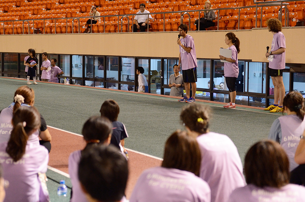2013.7.6 バイエル薬品「6Minutes Run for CTEPH」イベント／細貝萌