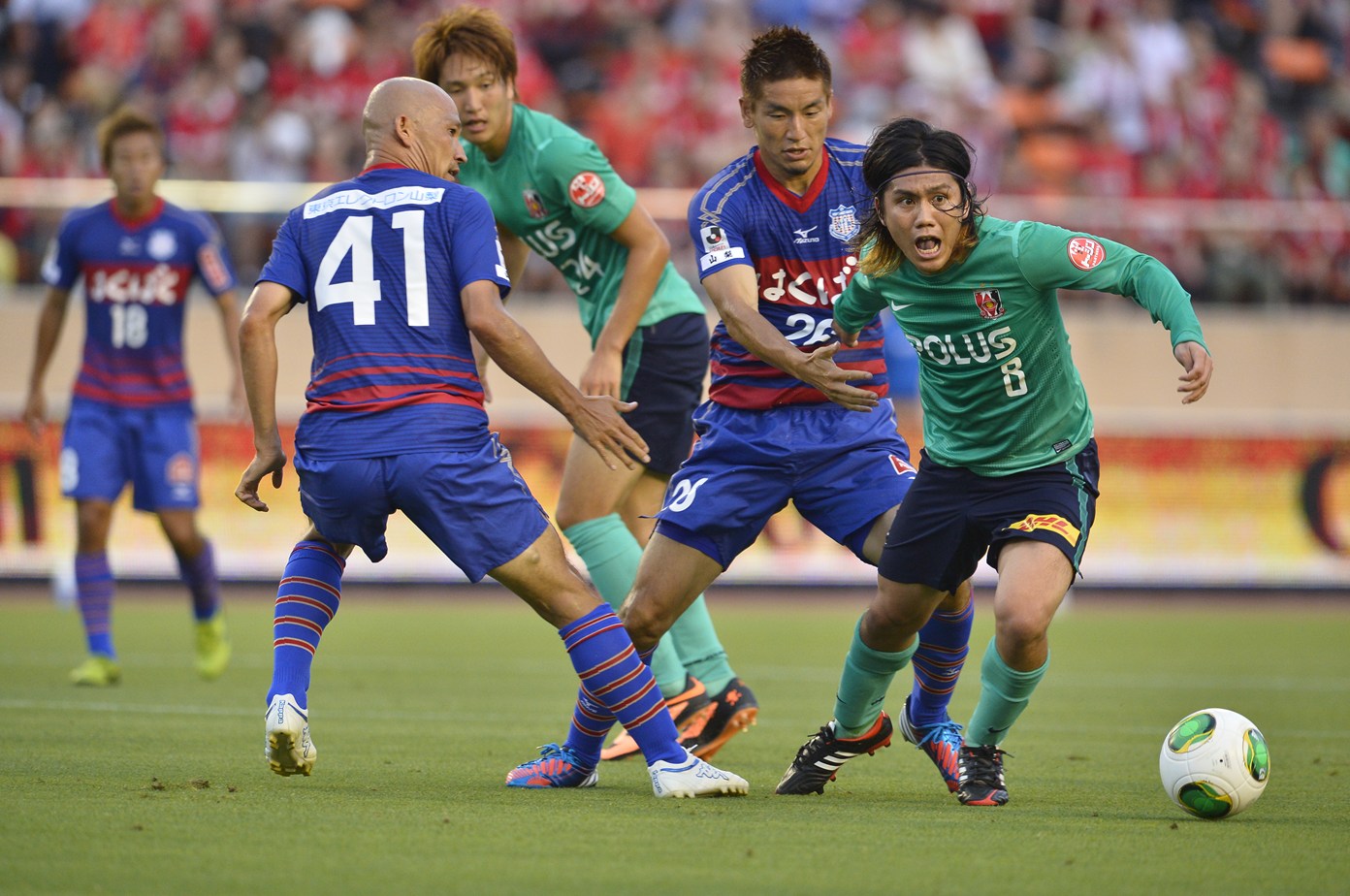 2013.7.6 J1第14節 甲府 0－1 浦和
