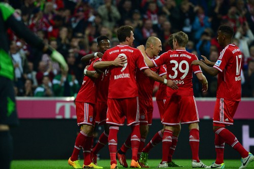 2013.8.9 ブンデスリーガ第1節 バイエルン 3－1 ボルシアMG