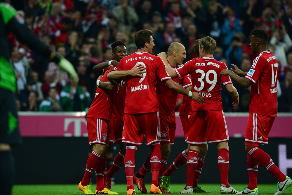 2013.8.9 ブンデスリーガ第1節 バイエルン 3－1 ボルシアMG