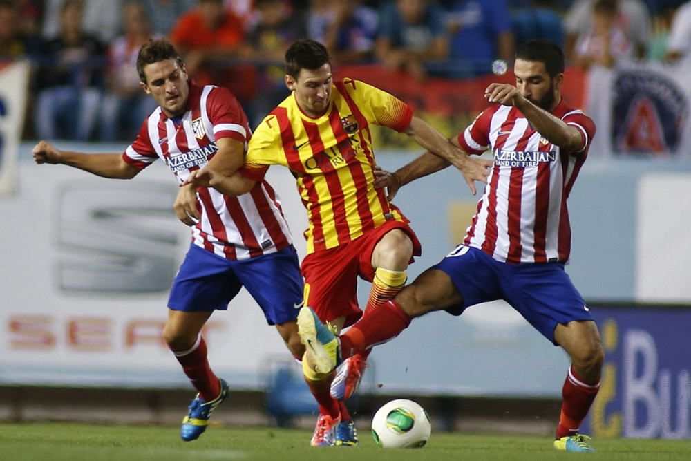 2013.8.21 コパ・デル・レイ第1戦 アトレティコ・マドリード 1－1 バルセロナ