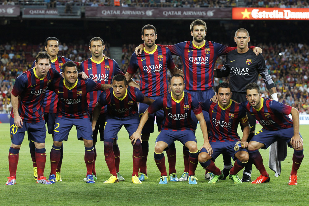 2013.8.2 バルセロナ 8－0 サントス