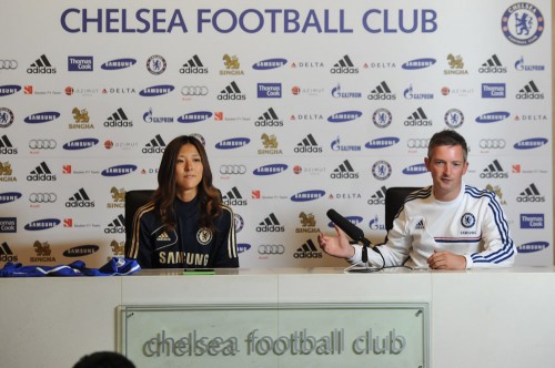 2013.8.2 大儀見優季、チェルシー入団会見