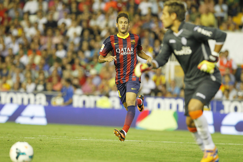 2013.9.1 リーガ・エスパニューラ第3節 バレンシア 2－3 バルセロナ