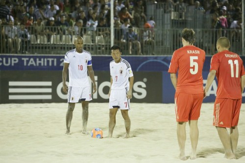 2013.9.18 ビーチサッカーW杯 日本 1－4 ロシア