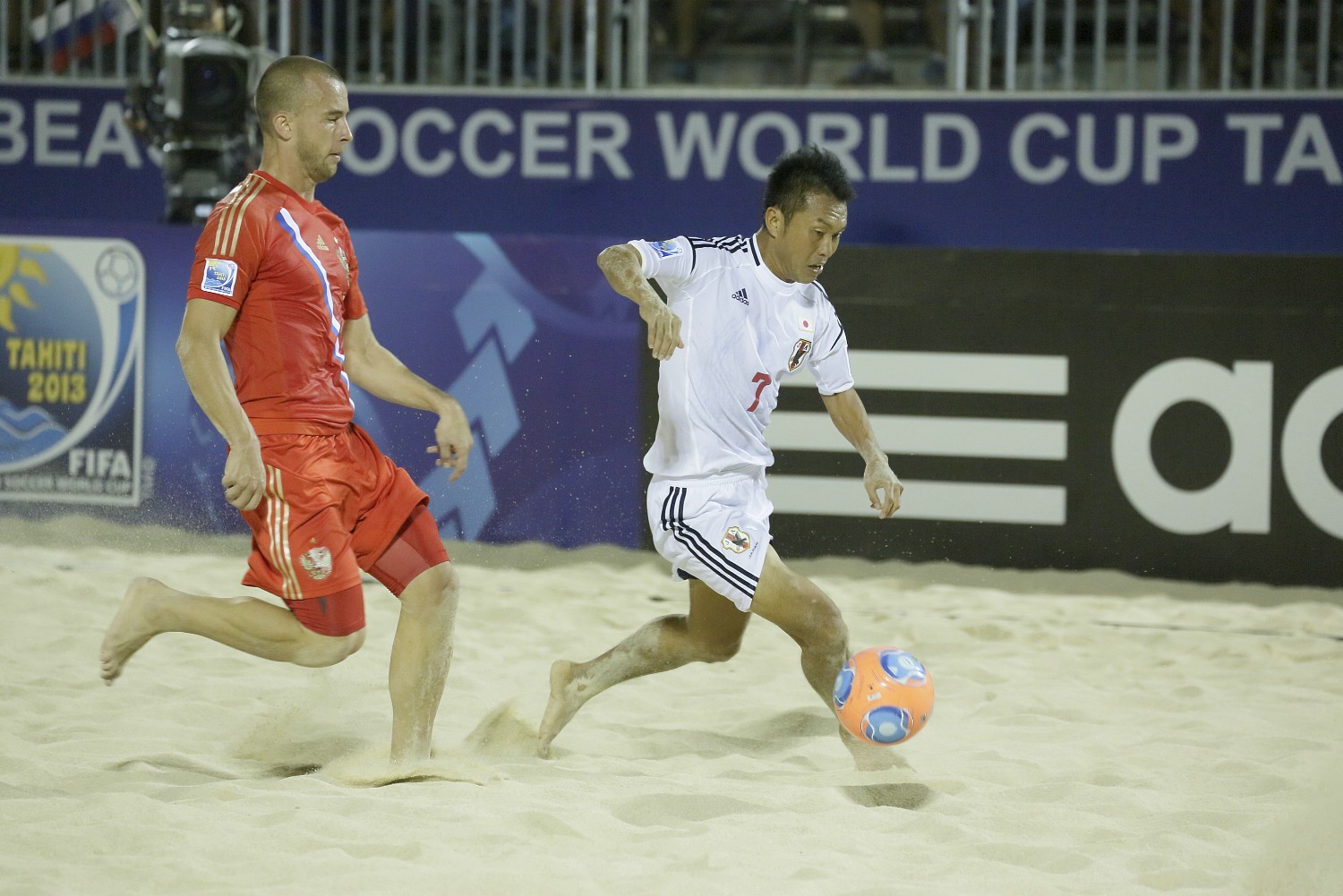 2013.9.18 ビーチサッカーW杯 日本 1－4 ロシア