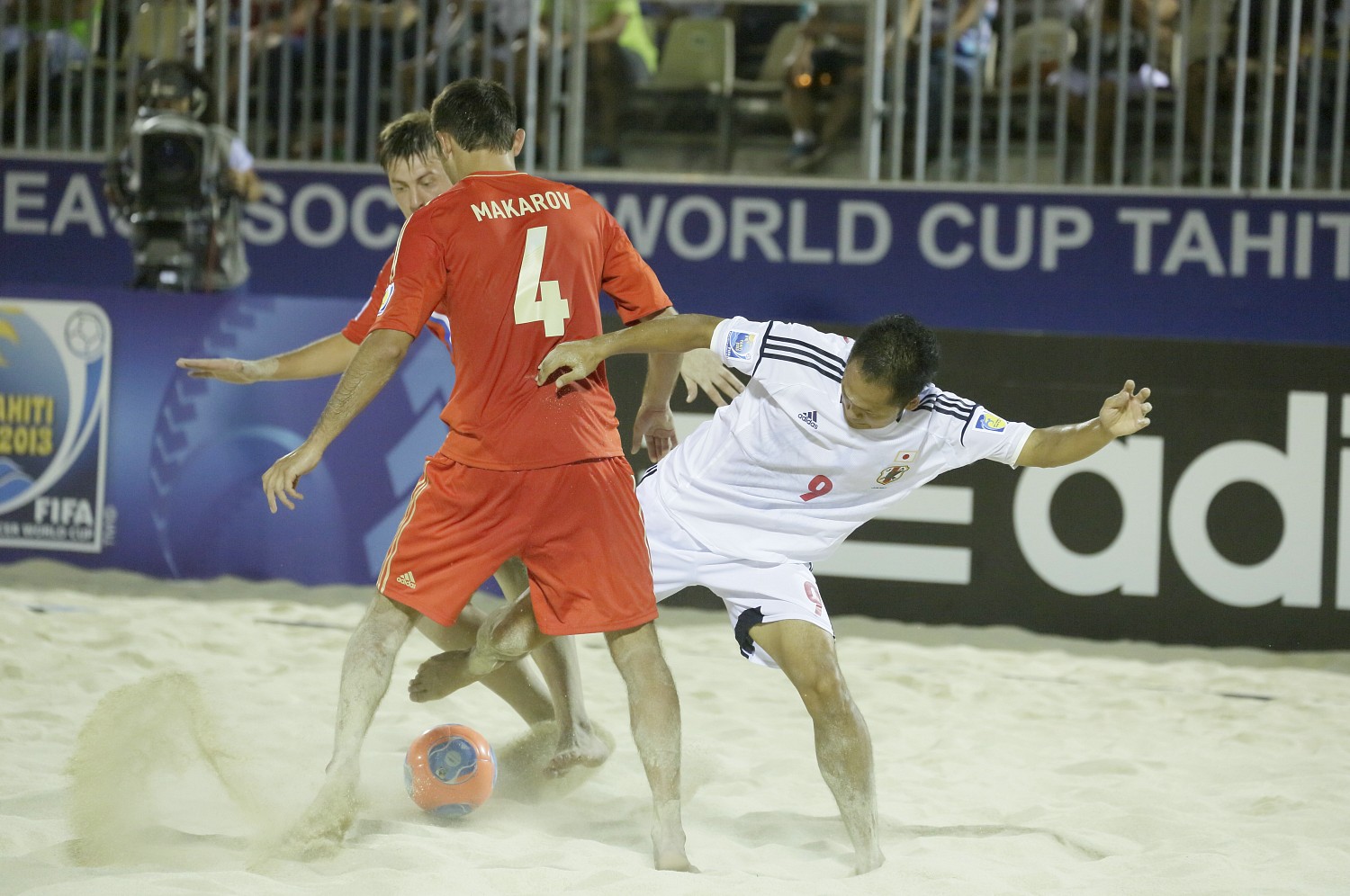 2013.9.18 ビーチサッカーW杯 日本 1－4 ロシア