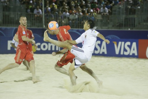 2013.9.18 ビーチサッカーW杯 日本 1－4 ロシア