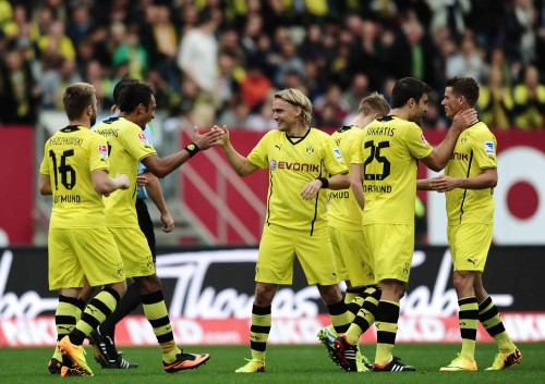 2013.9.21 ブンデスリーガ第6節 ニュルンベルク 1－1 ドルトムント