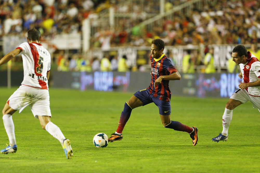 2013.9.21 リーガ・エスパニョーラ第5節 ラージョ・バジェカーノ 0－4 バルセロナ