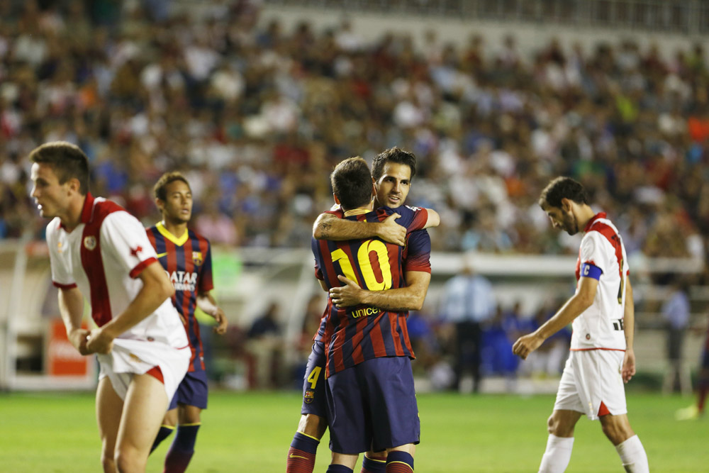 2013.9.21 リーガ・エスパニョーラ第5節 ラージョ・バジェカーノ 0－4 バルセロナ