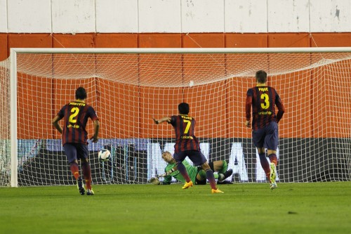 2013.9.21 リーガ・エスパニョーラ第5節 ラージョ・バジェカーノ 0－4 バルセロナ