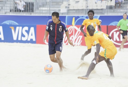 2013.9.22 ビーチサッカーW杯 日本 4－3 コートジボワール
