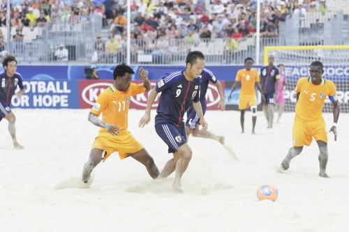 2013.9.22 ビーチサッカーW杯 日本 4－3 コートジボワール