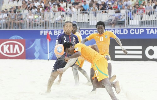 2013.9.22 ビーチサッカーW杯 日本 4－3 コートジボワール