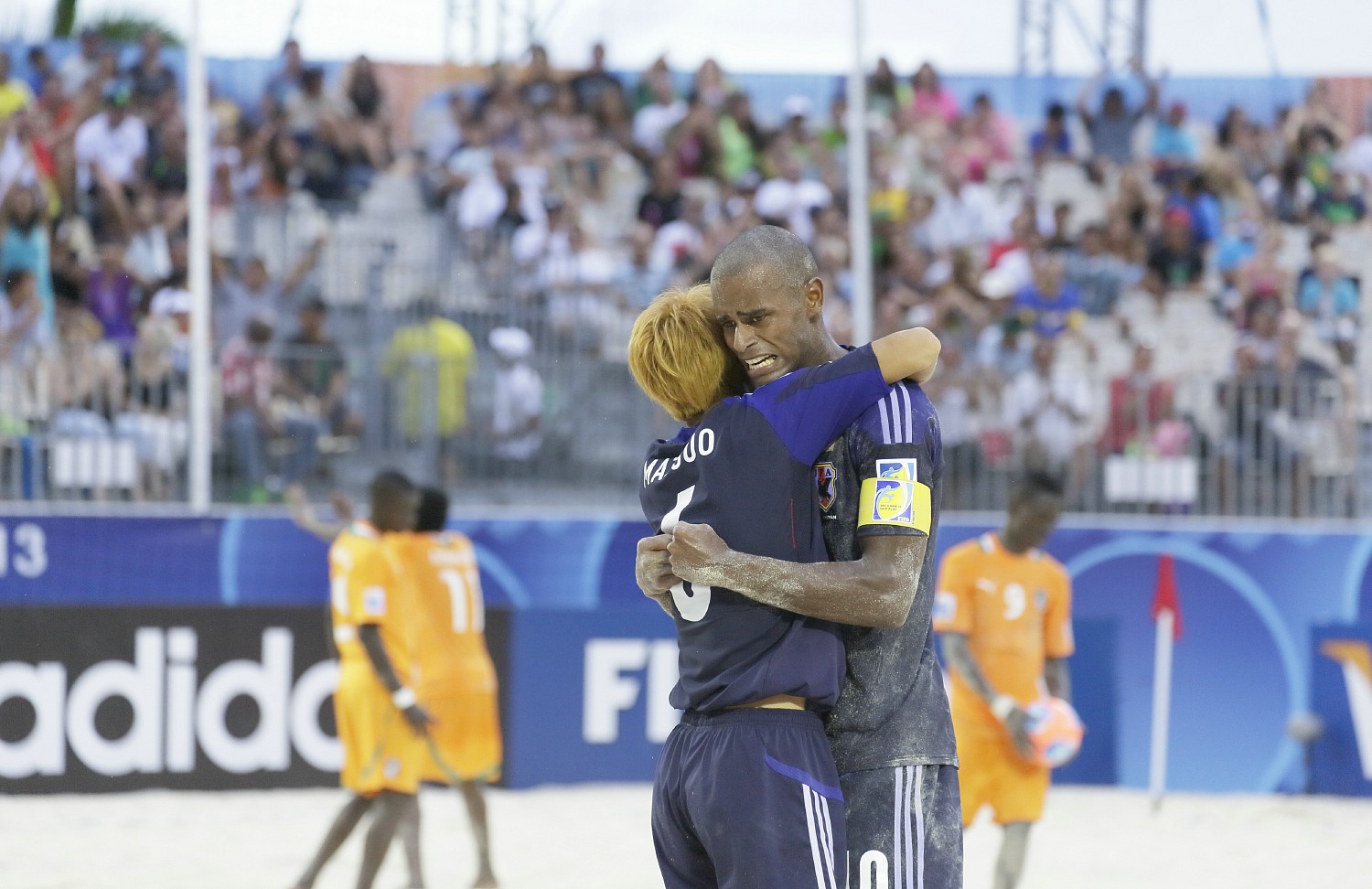 2013.9.22 ビーチサッカーW杯 日本 4－3 コートジボワール