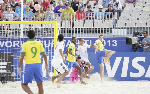 2013.9.25 ビーチサッカー準々決勝 日本 3－4 ブラジル