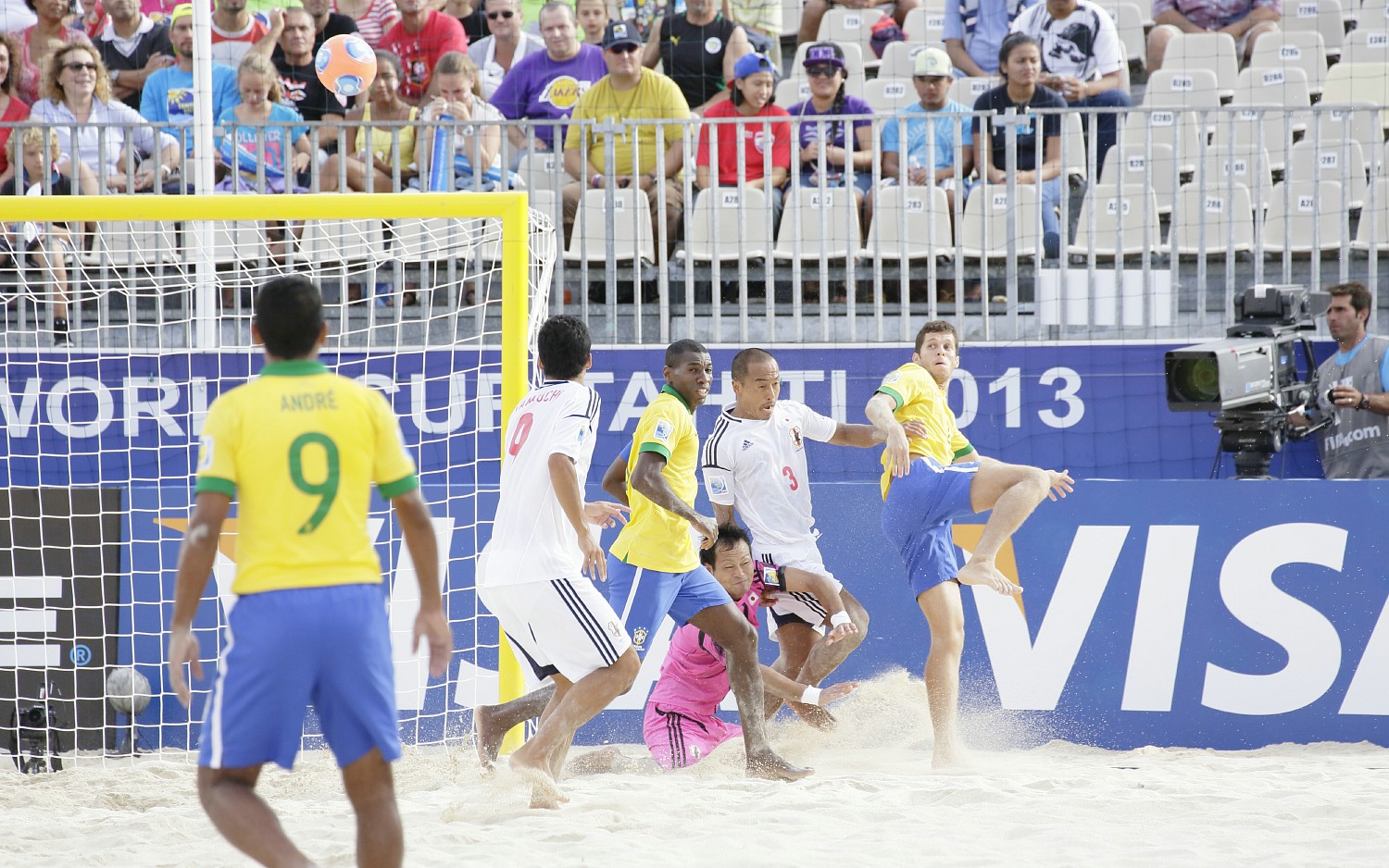 2013.9.25 ビーチサッカー準々決勝 日本 3－4 ブラジル
