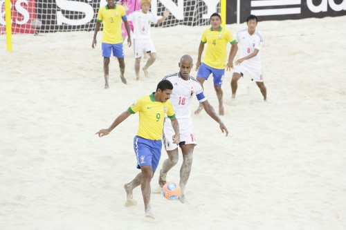 2013.9.25 ビーチサッカー準々決勝 日本 3－4 ブラジル