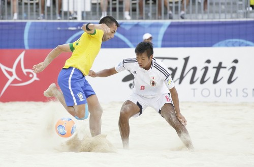 2013.9.25 ビーチサッカー準々決勝 日本 3－4 ブラジル