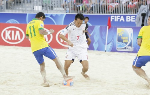 2013.9.25 ビーチサッカー準々決勝 日本 3－4 ブラジル