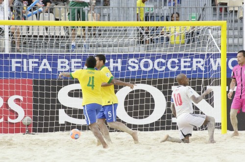 2013.9.25 ビーチサッカー準々決勝 日本 3－4 ブラジル