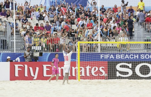 2013.9.25 ビーチサッカー準々決勝 日本 3－4 ブラジル