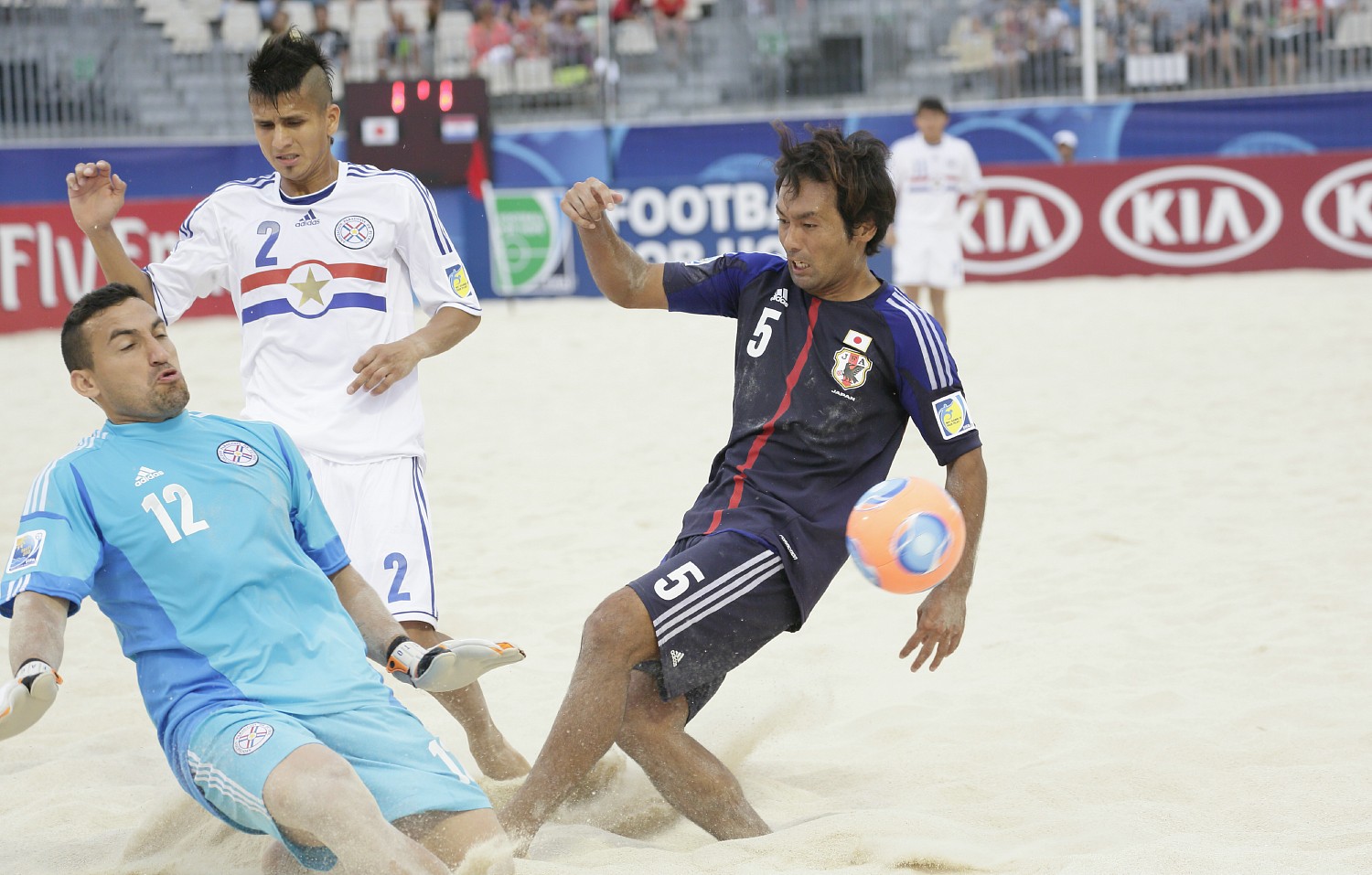 2013.9.20 ビーチサッカーW杯 日本 3－1 パラグアイ