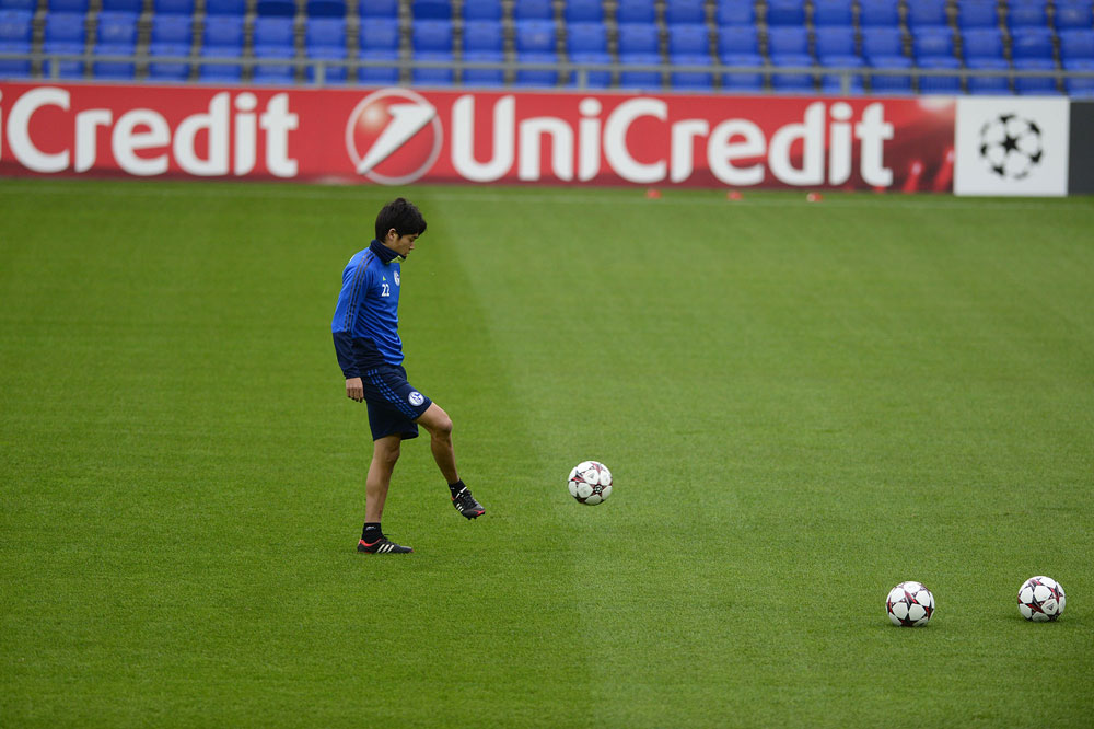 2013.9.30 チャンピオンズリーグ バーゼル×シャルケ前日練習