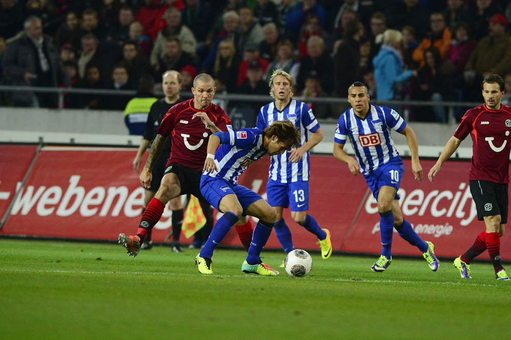 2013.10.4 ブンデスリーガ第8節　ハノーファー 1－1 ヘルタ・ベルリン