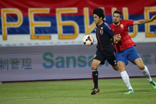 2013.10.11 国際親善試合 セルビア 2－0 日本