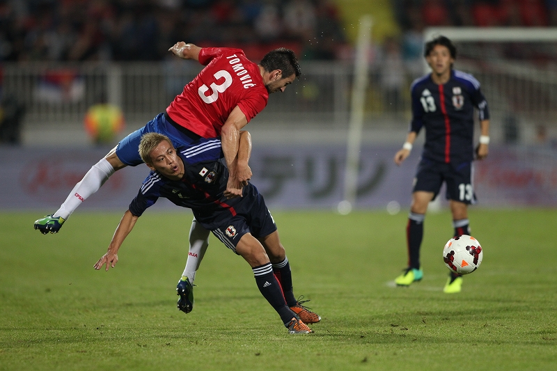 2013.10.11 国際親善試合 セルビア 2－0 日本