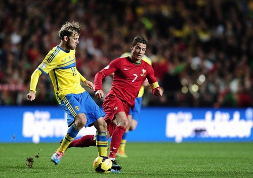  2013.11.16 ブラジル・ワールドカップ欧州予選　プレーオフ第1戦　ポルトガル 1-0　スウェーデン