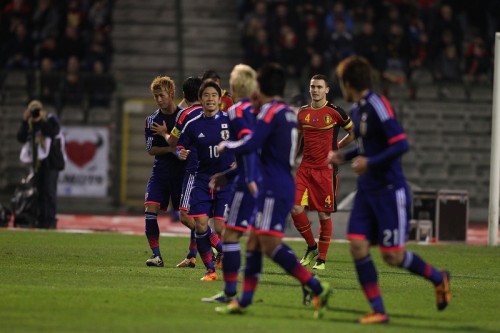 2013.11.19 国際親善試合 ベルギー 2－3 日本