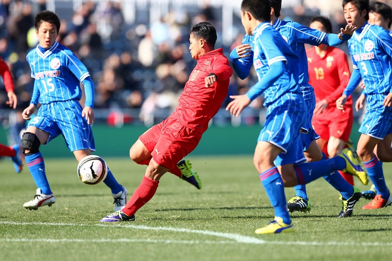 2013.12.30 第92回全国高校サッカー選手権 一回戦　神村学園 0-1 岐阜工
