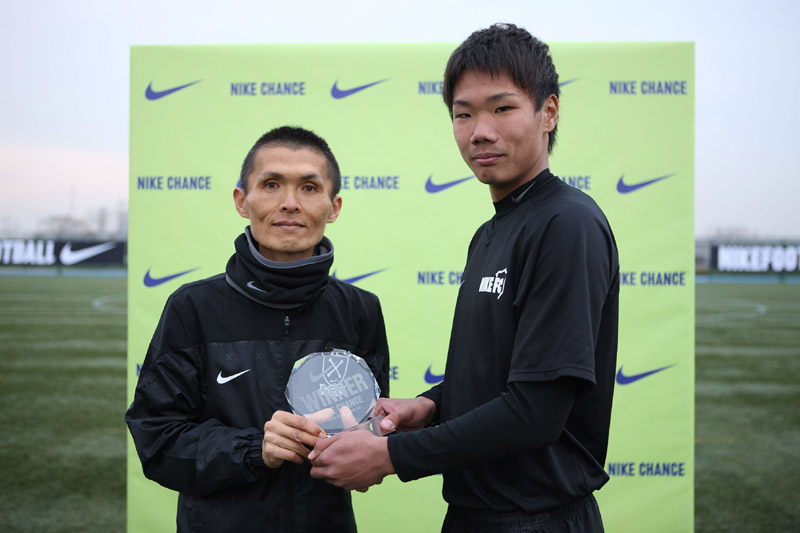 スカウトプロジェクト「NIKE CHANCE」関西ラウンド、履正社高校FW瀧本が激戦を制して代表に