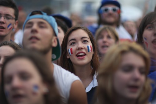 World Cup Fans Gather To Watch Matches In Rio