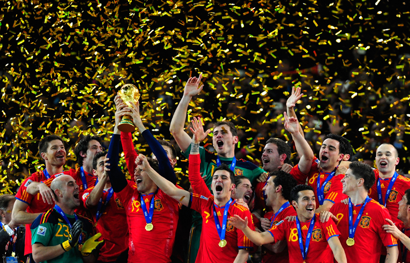 ブラジルw杯参加32カ国で1位 スペイン代表の優勝ボーナスは1億円 サッカーキング