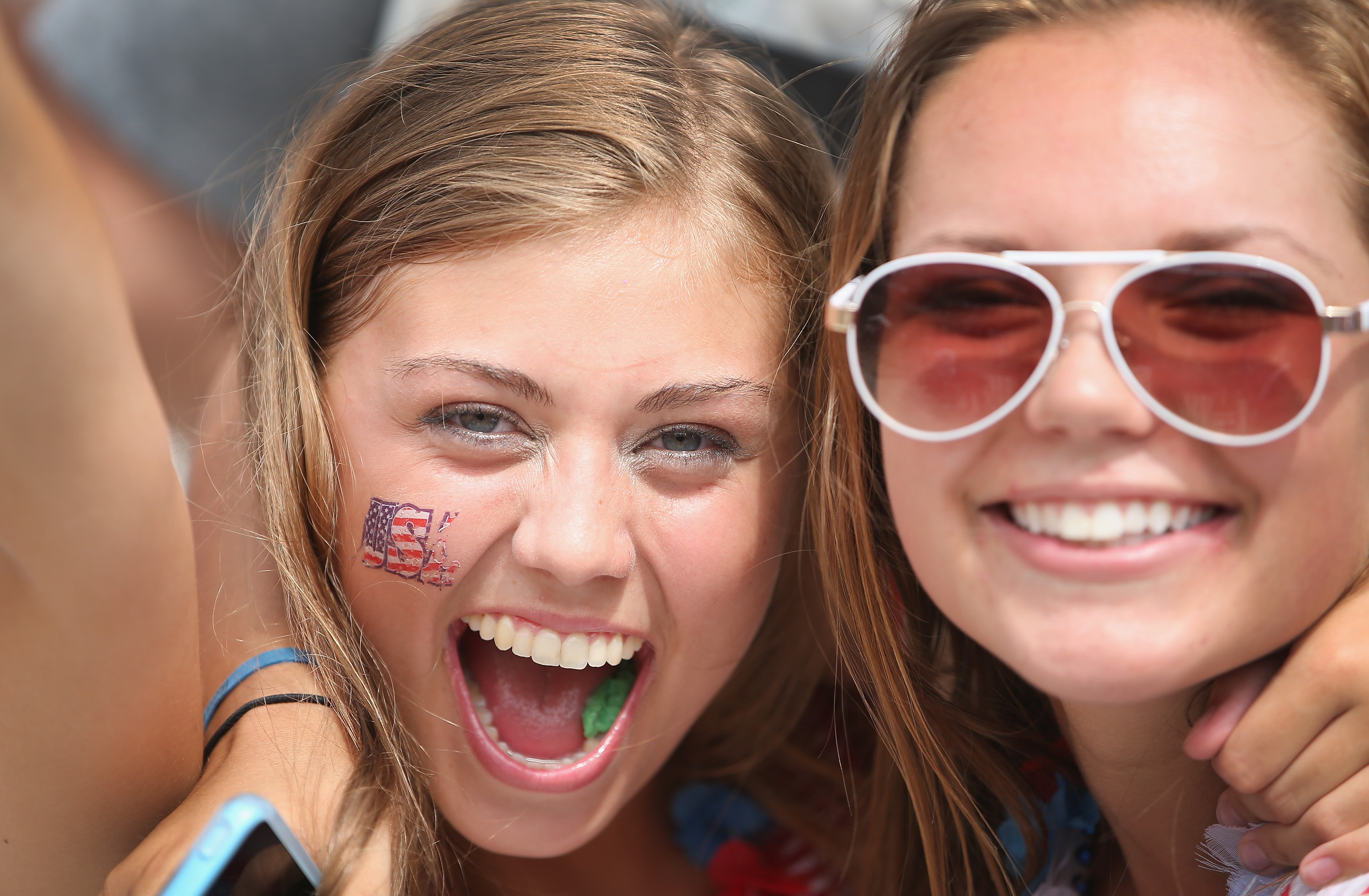 Soccer Fans Gather To Watch US Team's Knockout Stage Match Against Belgium