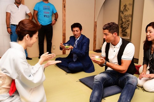 Christiano Ronaldo Visits Nagoya