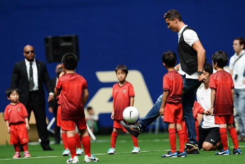 Christiano Ronaldo Visits Nagoya