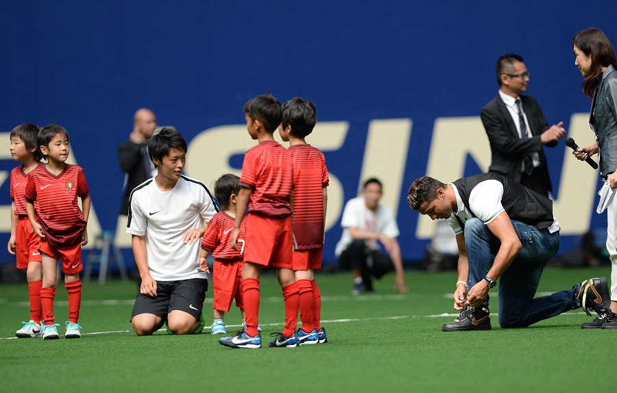 Christiano Ronaldo Visits Nagoya
