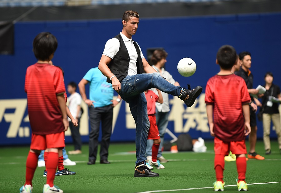Christiano Ronaldo Visits Nagoya