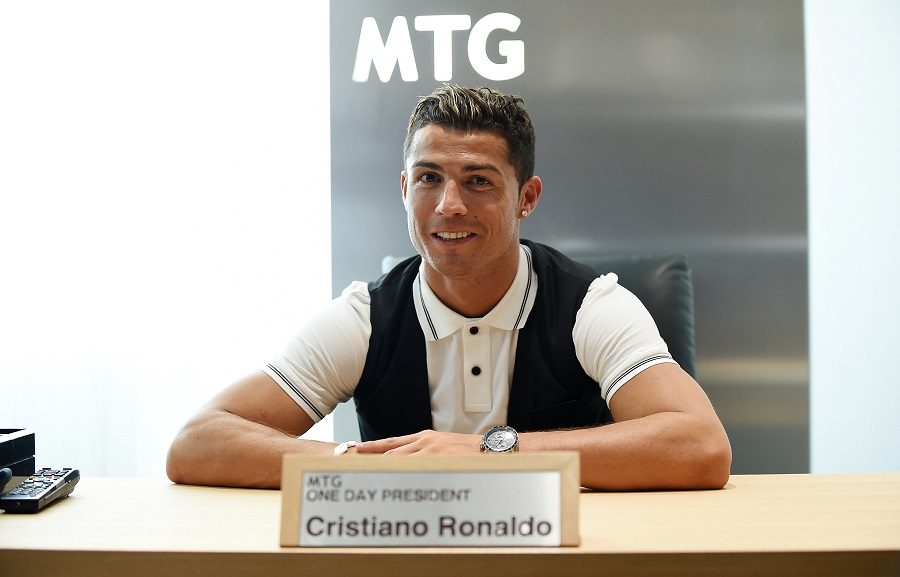 C ロナウド来日 Mtg Cristiano Ronaldo Athletic Beauty Project 本社訪問 一日社長就任式 サッカーキング