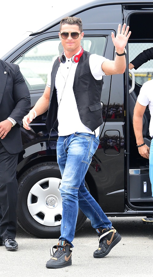 Christiano Ronaldo Visits Nagoya