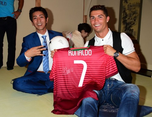 Christiano Ronaldo Visits Nagoya
