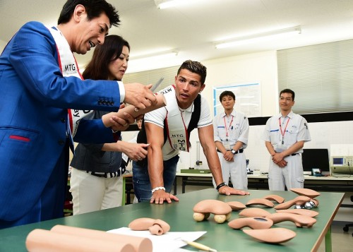 Christiano Ronaldo Visits Nagoya