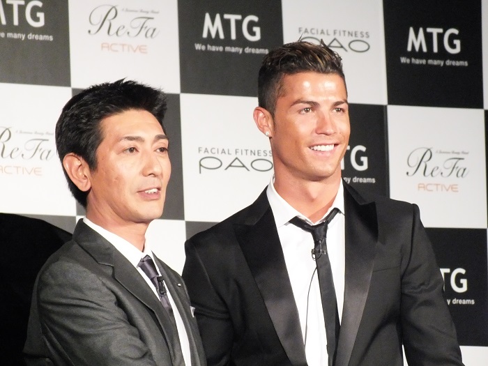 C ロナウド単独初来日 Mtg Cristiano Ronaldo Athletic Beauty Project 新商品発表記者会見 サッカーキング