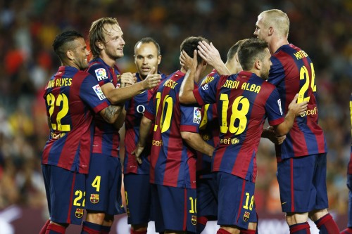 2014.8.18 プレシーズンマッチ　バルセロナ6－0レオン