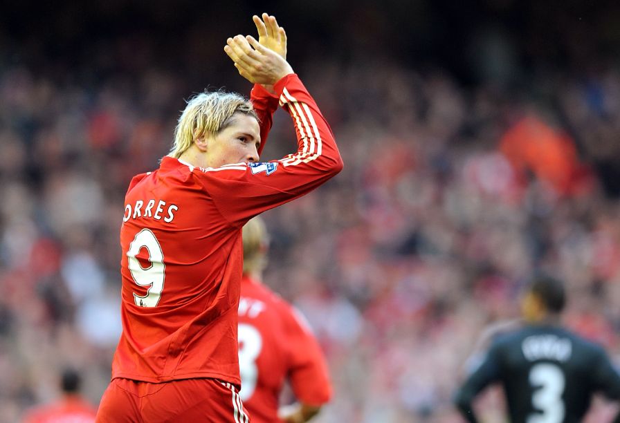 リヴァプール フェルナンド トーレス 缶バッジ リヴァプール06/08 フェルナンド・トーレスホームユニフォーム